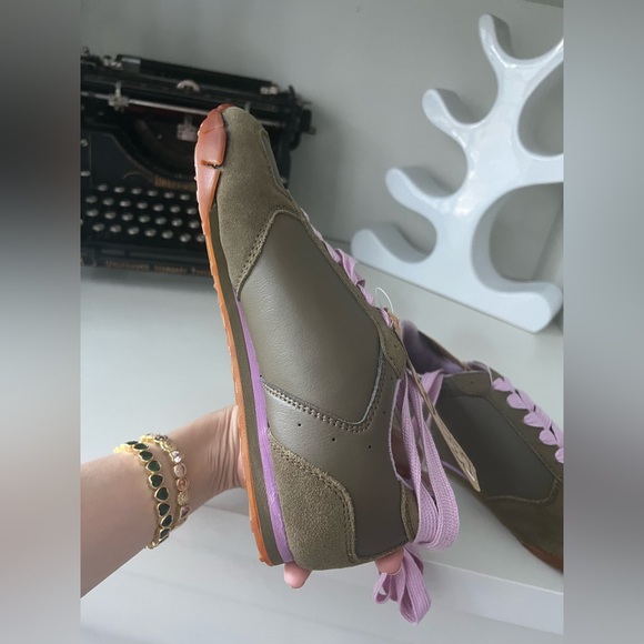 Vintage Y2K 2000’S KAPPA Olive Green Sneakers Women’s Size 7 BRAND NEW Deadstock - Picture 12 of 16